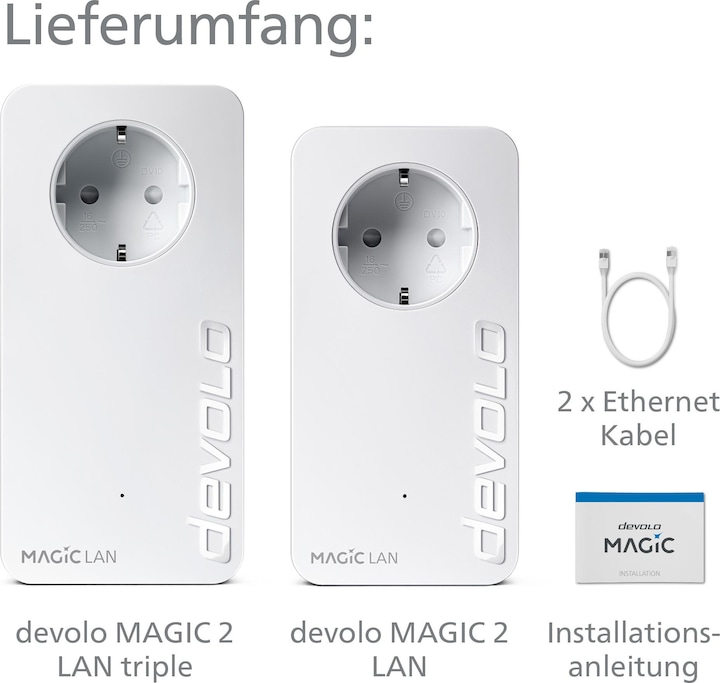 Produktbild Devolo Magic 2 Starter Kit (2400 Mbit/s)
