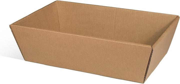 Brieger Präsentkörb rechteckig 1 Stück, Braun (Geschenkbox, 1 x)