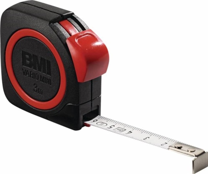 Actual product image BMI Pocket roller tape measure VARIO Mini Length 3 m Width 10 mm mm/cm EG II ABS Automatic (mm, cm)