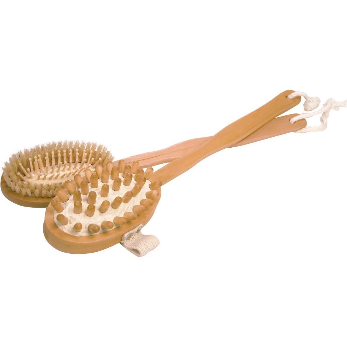 Thumbnail - Body Vital, Badezubehör, Cellulite-Bürste mit Holznoppen