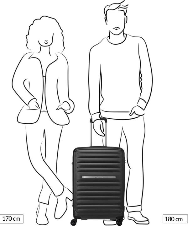 Actual product image Roncato Ibiza Medium Trolley 65 verde militare (65 l)