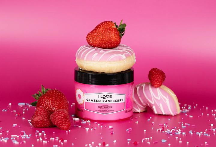 Actual product image I Love... Body Butter Glazed Raspberry 300 ml (Body butter, 300 ml)