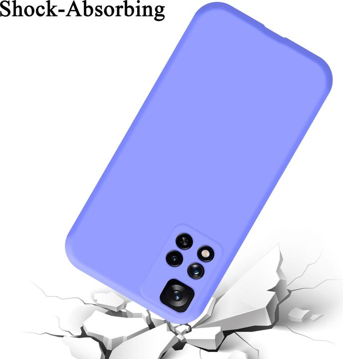Actual product image Cadorabo TPU Liquid Silicone Case Cover for Xiaomi RedMi NOTE 11 PRO+ (Xiaomi Redmi Note 11 Pro+)