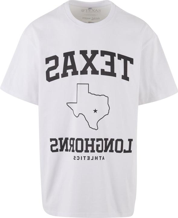 Actual product image Urban Classics Upscale Texas Longhorns Mirrored Oversize Tee - 191909 (XL)