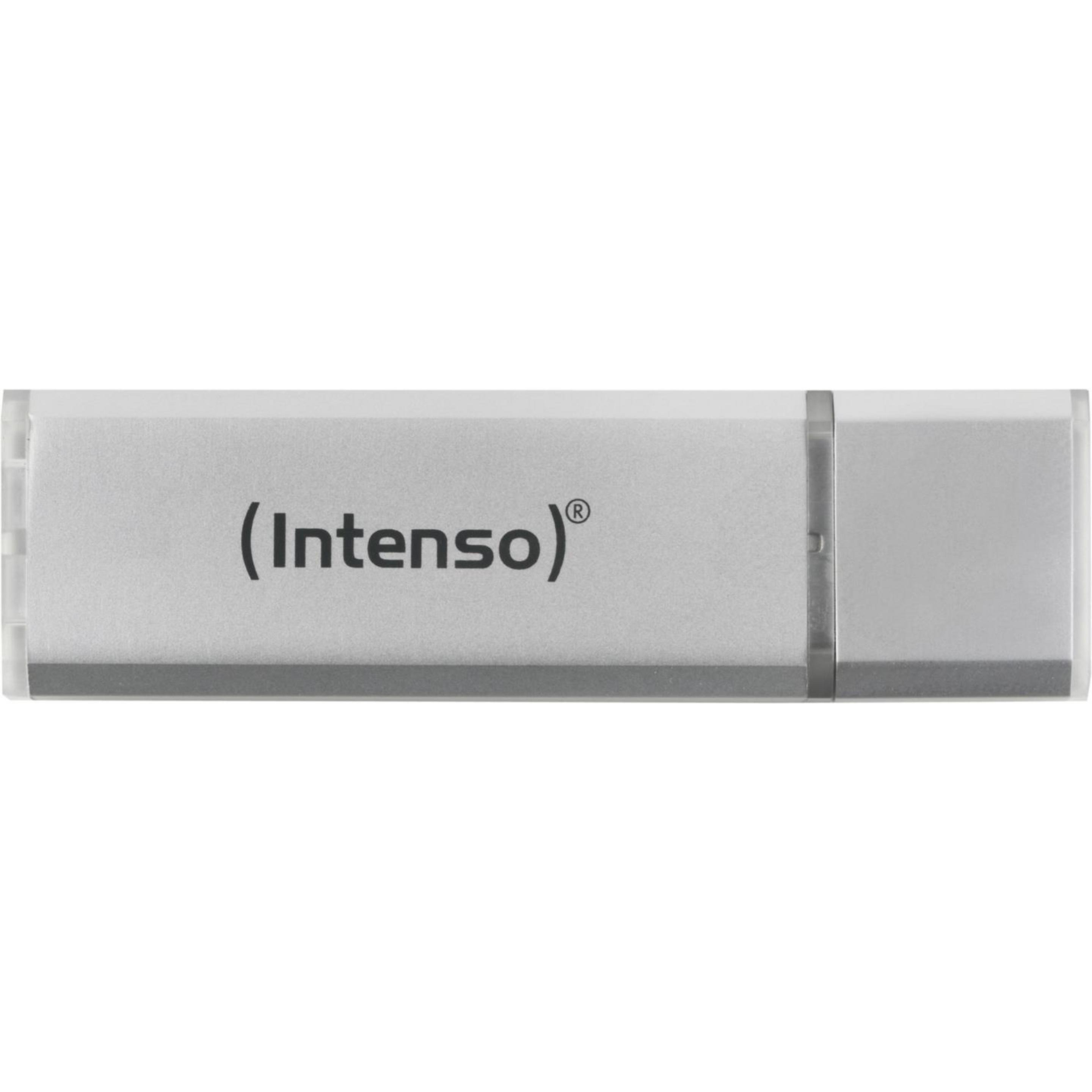 Intenso AluLine (16 GB, USB-A, USB 2.0), USB Stick, Silber