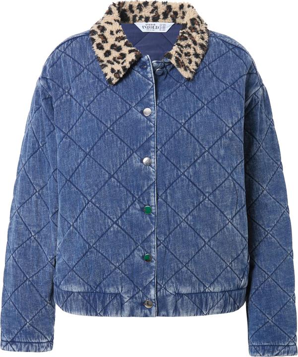 Actual product image Studio Untold Quilted Leopard Print Collared Jacket (58)