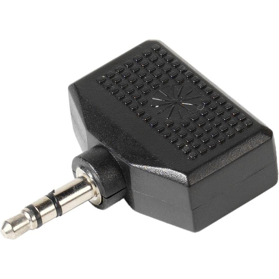 Vivanco Audioadapter (Klinkenadapter), Audio Adapter, Schwarz