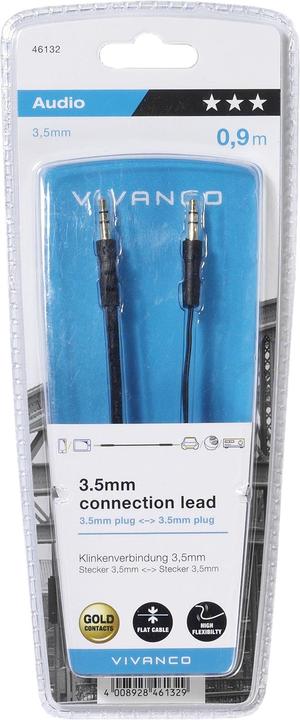 Immagine prodotto Vivanco Cavo audio (0.90 m, Connettore da 3,5 mm (AUX))