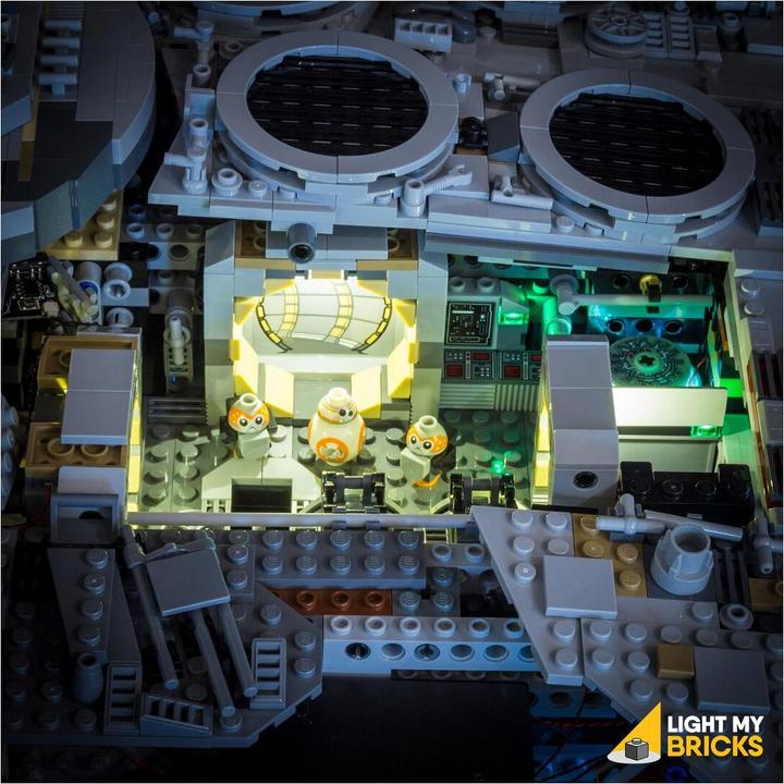 Actual product image Light my bricks LED Light Set for LEGO Star Wars UCS Millennium Falcon