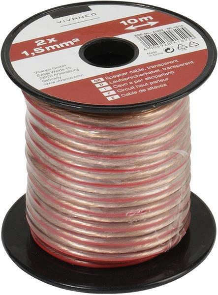 Actual product image Vivanco Loudspeaker line (10 m, 2 mm²)