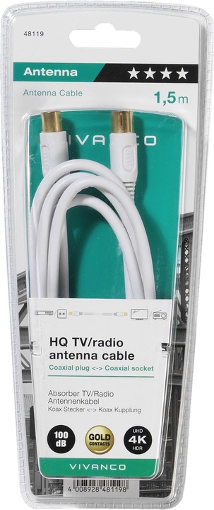 Produktbild Vivanco Ferrit (100 dB, Antennenkabel)