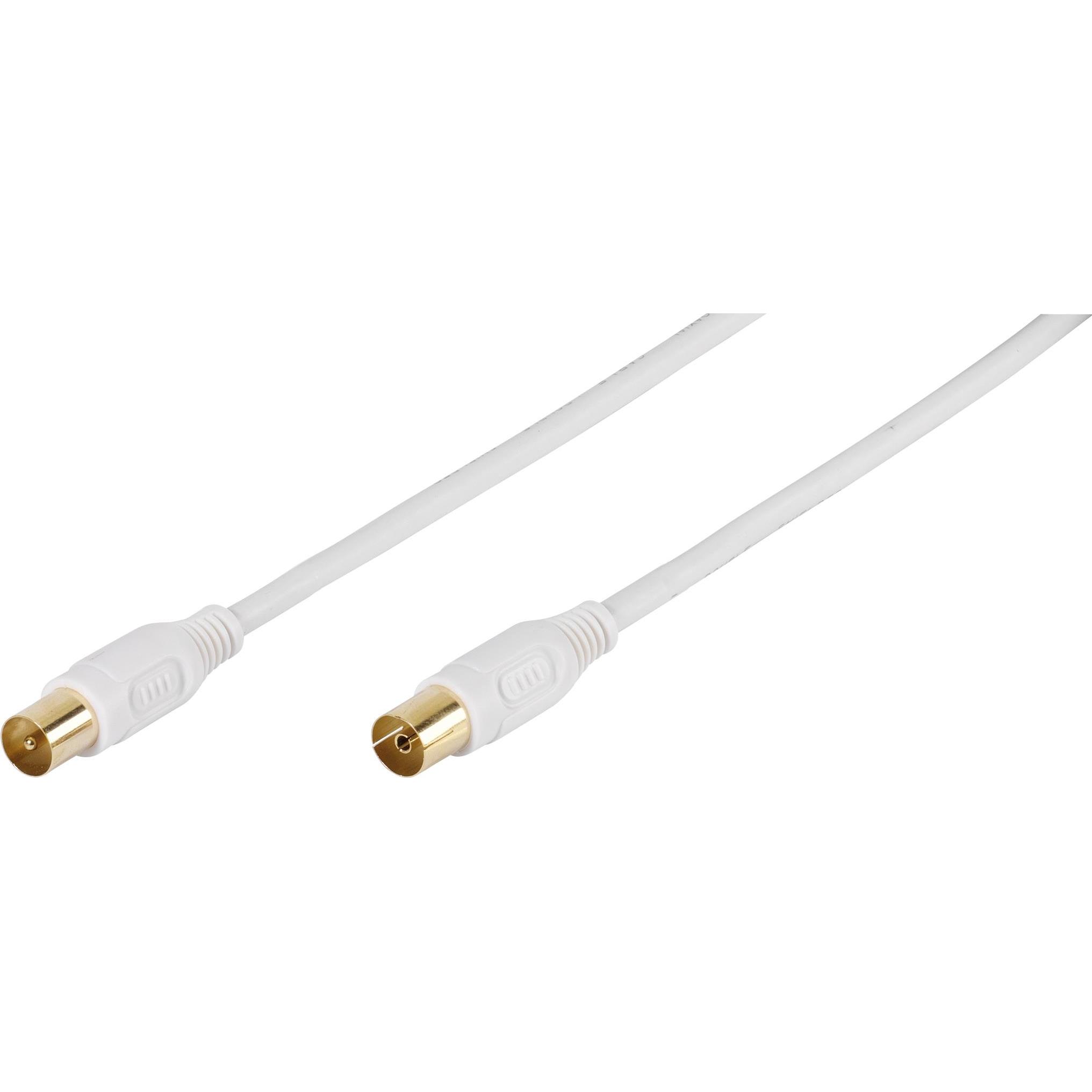Vivanco Koaxstecker Koaxkupplung (90 dB, Antennenkabel), Antennenkabel