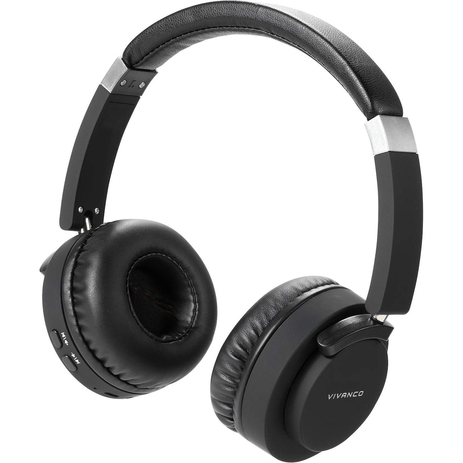 Vivanco 2in1 Bluetooth Headphone (10 h, Kabelgebunden), Kopfhörer, Schwarz