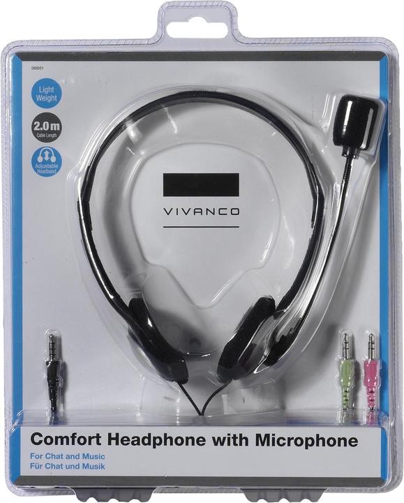 Actual product image Vivanco Stereo Headset (Cable)