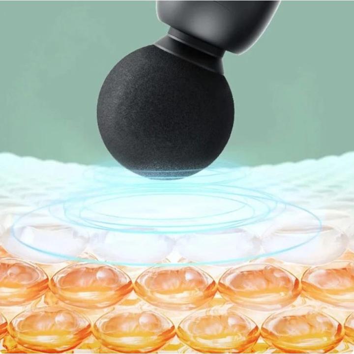 Actual product image Havit - Mini Massage Gun (MG1508) - 7.4V, 15W, 3000RPM, 1500mAh - Black (5 Steps, 120 min)