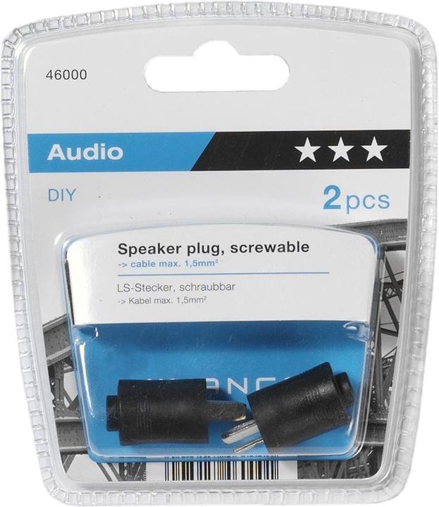 Actual product image Vivanco Speaker plug