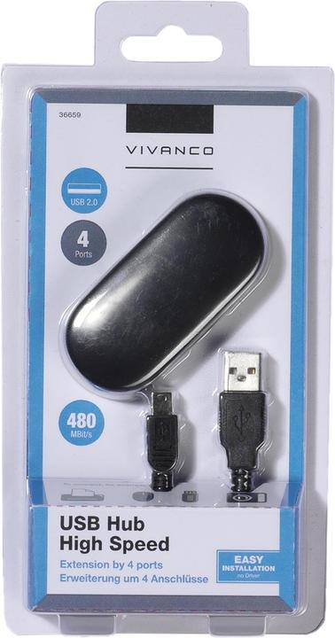 Actual product image Vivanco 39788 (USB-A, 4 Ports)