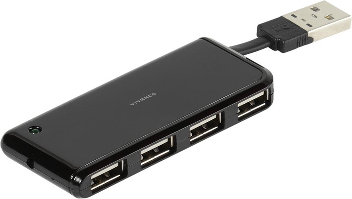 Actual product image Vivanco USB 2.0 hub (USB-A, 4 Ports)