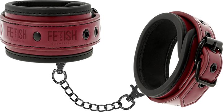 Actual product image Fetish submissive Ankle Cuffs Vegan Leather