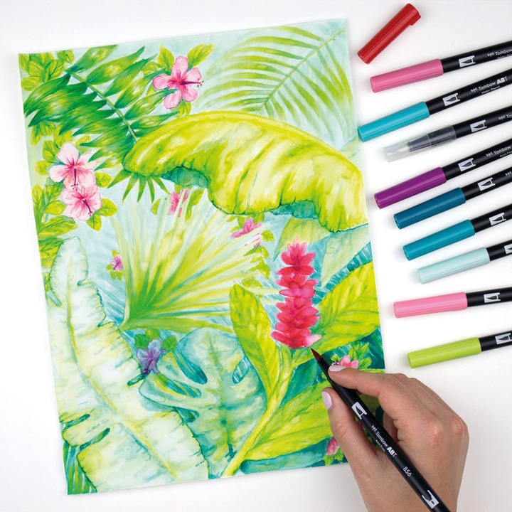 Productafbeelding Tombow ABT Dubbele Penseelpen (tiki groen, 1 x)