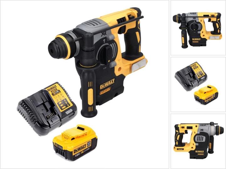 Actual product image DeWalt DCH 273 M1 Battery combi hammer 18 V 2.1 J SDS Plus Brushless + 1x battery 4.0 Ah + charger