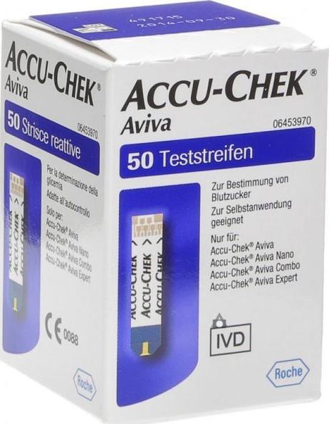 Immagine prodotto Accu-Chek PI-APS) Aviva Test Strips (50 pz) (Strisce reattive)