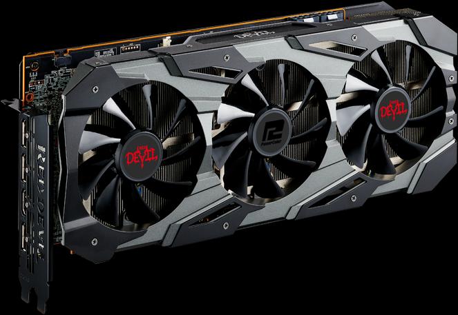 Actual product image Powercolor Radeon RX 5700 XT Red Devil (8 GB)