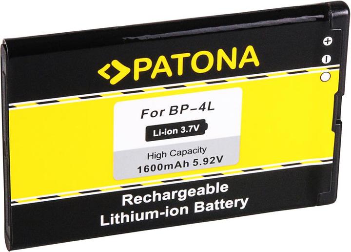Productafbeelding Patona Batterij (Batterij, Nokia 6650, Nokia 6760 dia, Nokia E52, Nokia E6-00, Nokia E61i, Nokia E63, Nokia E71, Nokia E72, Nokia E90, Nokia N810, Nokia N97)