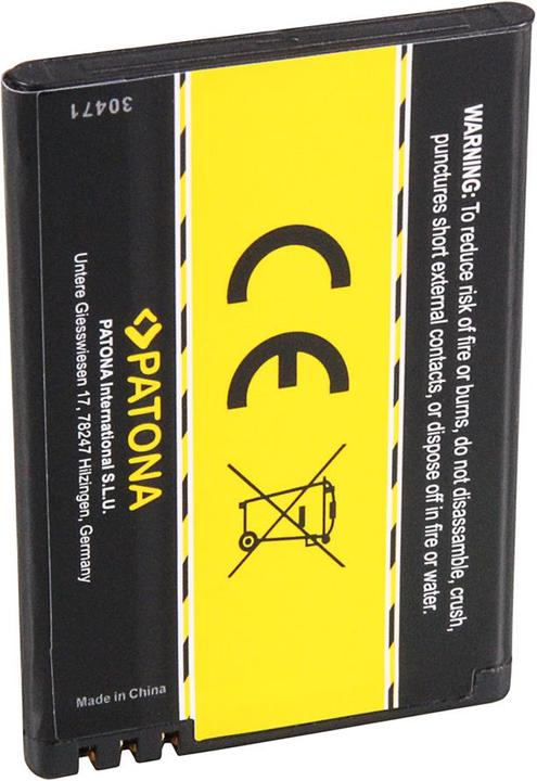 Productafbeelding Patona Batterij (Batterij, Nokia 6650, Nokia 6760 dia, Nokia E52, Nokia E6-00, Nokia E61i, Nokia E63, Nokia E71, Nokia E72, Nokia E90, Nokia N810, Nokia N97)