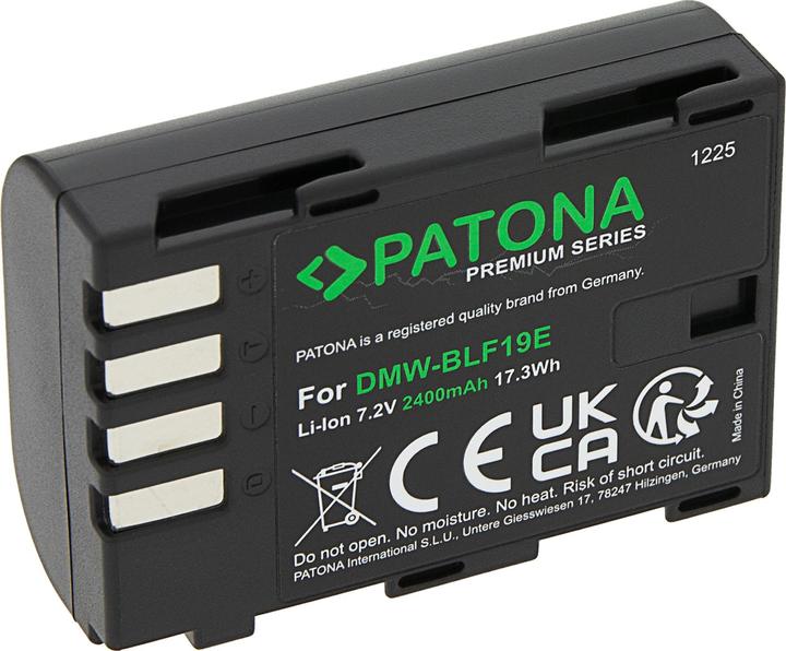 Produktbild Patona Premium Akku Panasonic DMW-BLF19E (Kamera Akku)