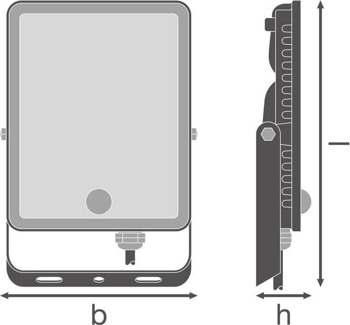 Actual product image Osram Floodlight Essential Sensor 30W 3000K 4099854430091 LED-Aussenstrahler mit (IP65)