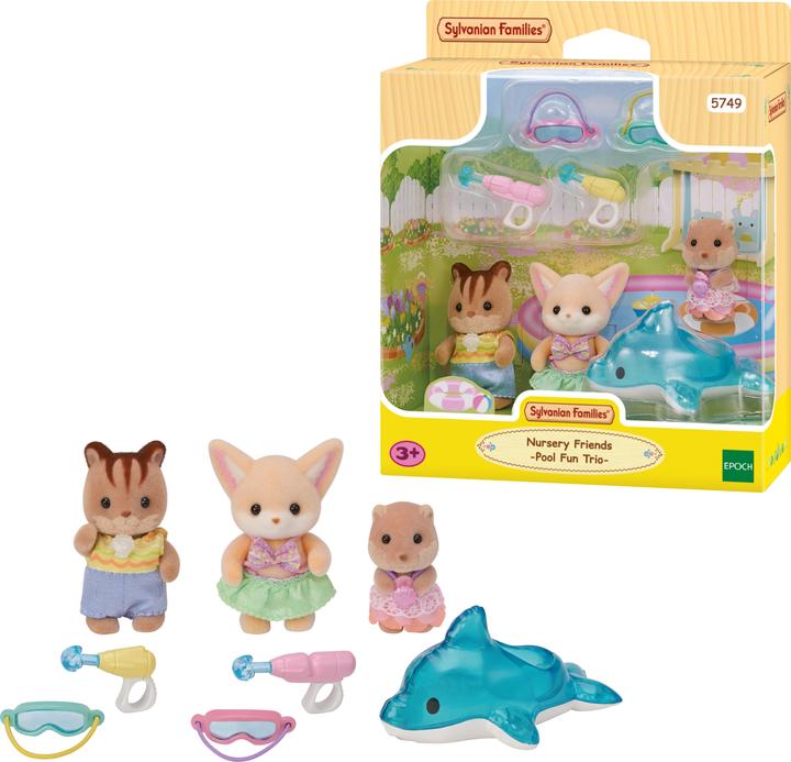 Produktbild Sylvanian Families Erlebniskindergarten Freunde “Poolspass”