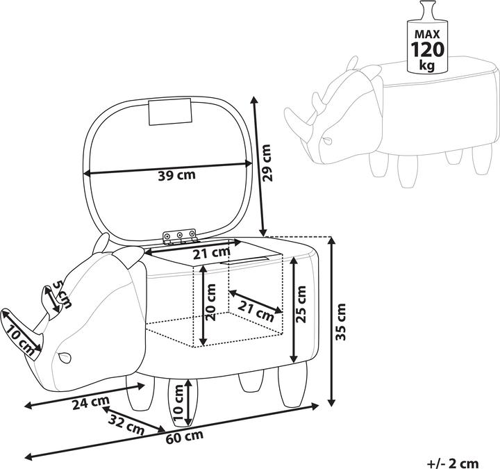 Actual product image Beliani Rhino