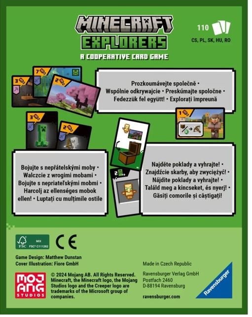 Produktbild Ravensburger Minecraft Explorers Kartenspiel