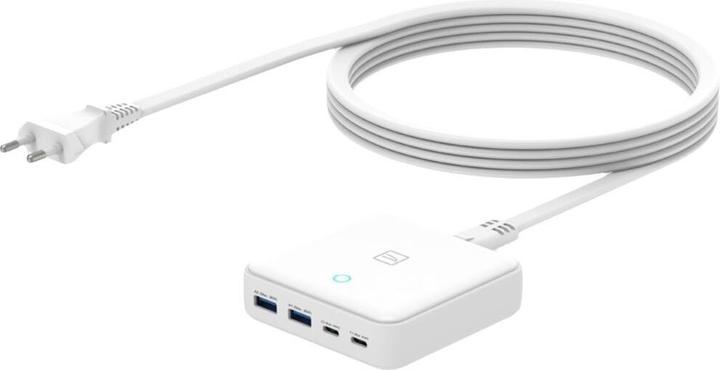 Tucano Gan Table Drawer White (65 W, 4 ports)