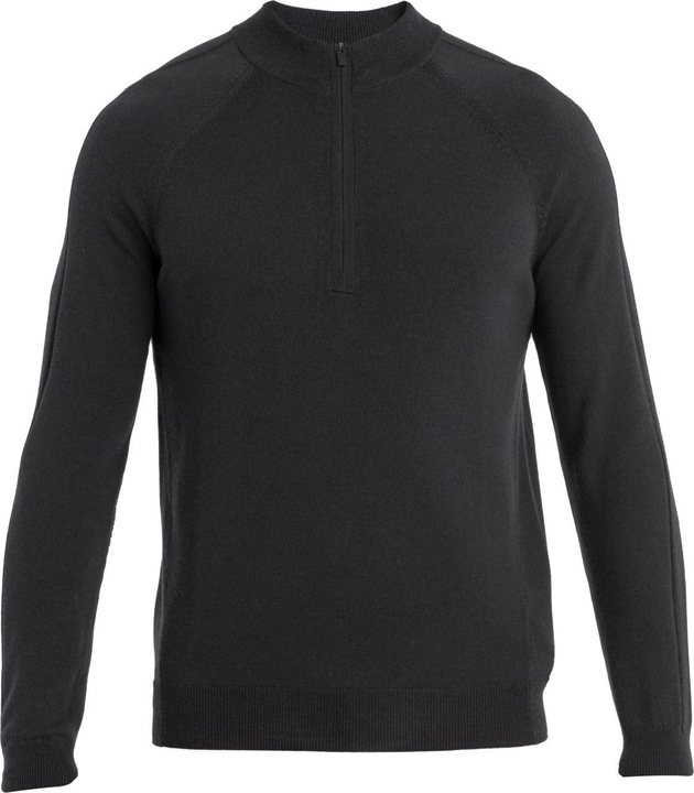 Actual product image Icebreaker Men MerinoFine Luxe LS Half Zip Sweater (XL)