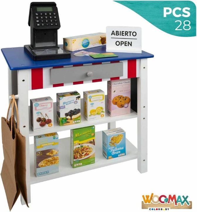 Produktbild Woomax Supermarkt-Spielzeug 28 Stücke 48 x 70 x 30 cm