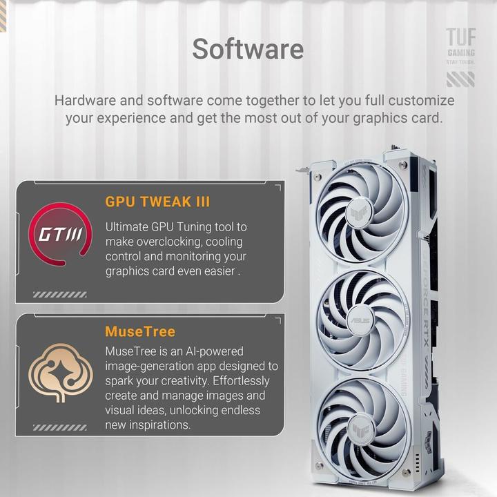 Immagine prodotto ASUS TUF Gaming GeForce RTX 5070 Ti OC White (16 GB)