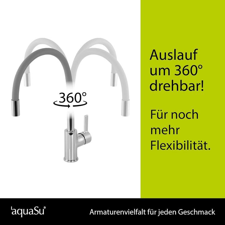 Actual product image AquaSu Küchenarmatur Lago Multi 2.0 mit Wassersparfunktion