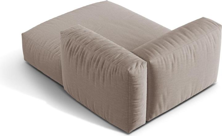 Image du produit Micadoni Chaise longue modulable droite, "Martina", 1 Place, 176x123x75 Fabriqué en Europe (Recamière)