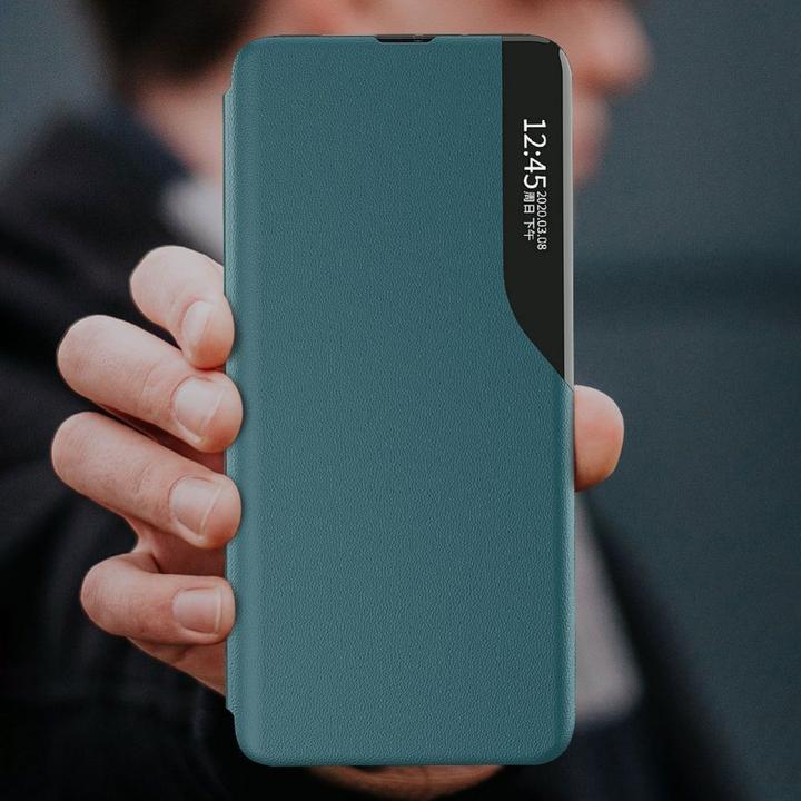 Image du produit Hurtel Eco Leather View Case Elegant Flip Cover Case with Stand Function Xiaomi Redmi K40 Pro + / K40 Pro / (Xiaomi Redmi K40 Pro, Xiaomi Redmi K40 Pro+)