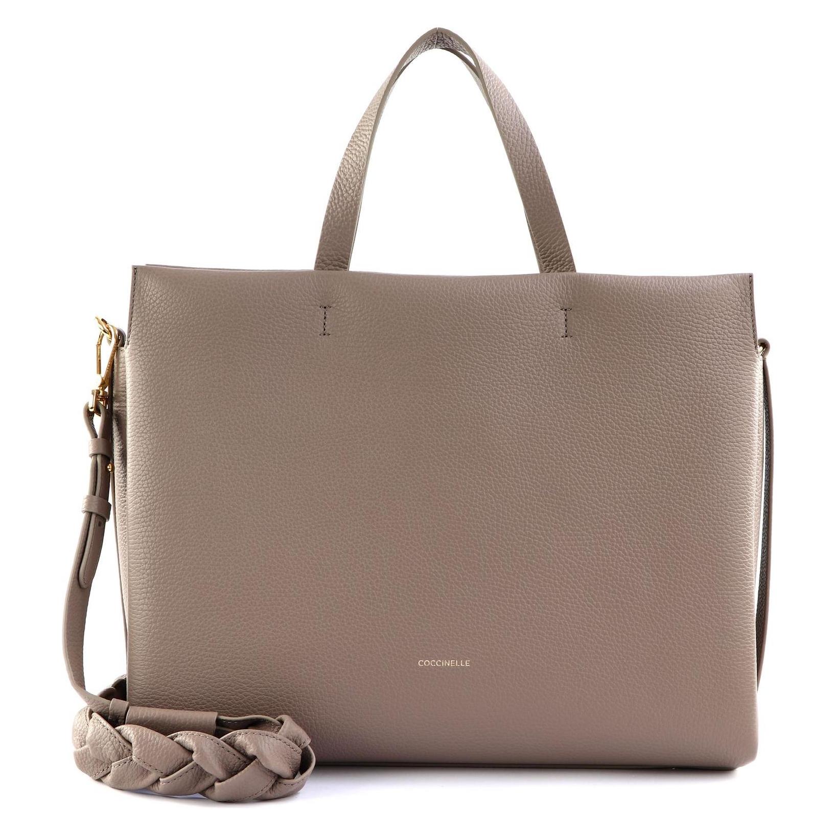 Coccinelle, Damen, Handtasche, Boheme Handbag Grained Leather, Braun