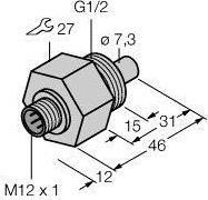 Produktbild Turck Strömungssensor FCS-G1/2A4