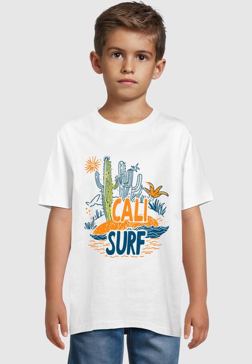 Produktbild Merchcode Kids Cali Surf - Basic T-Shirt - 185081 (122, 128)
