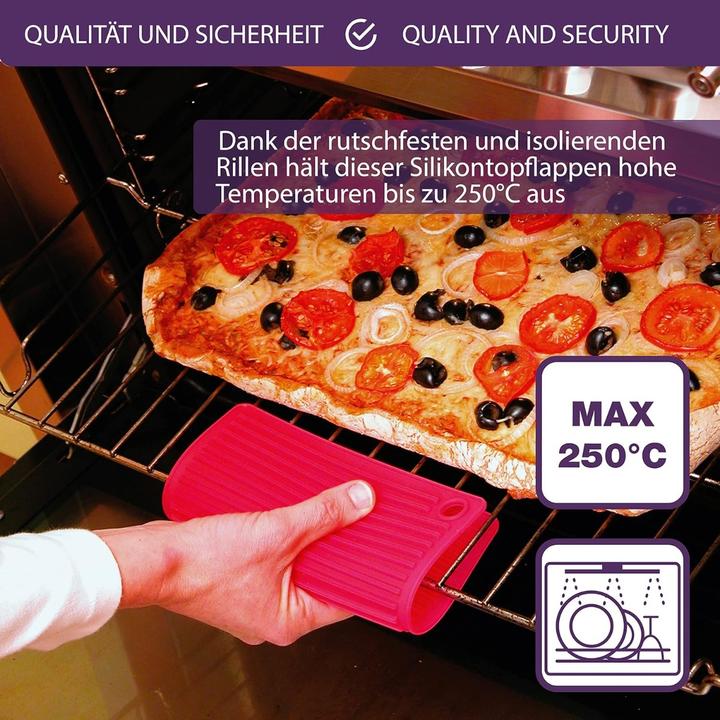 Produktbild Mastrad Topflappen Silikon Rot (Silikon)