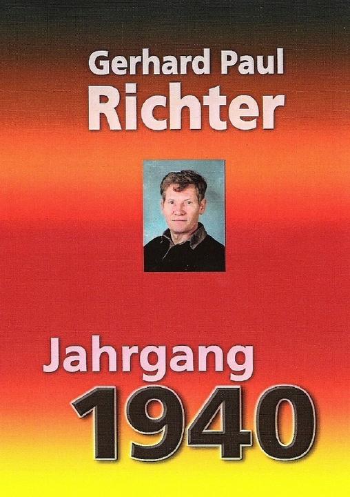 Produktbild Jahrgang 1940 (Gerhard P. Richter, Deutsch)