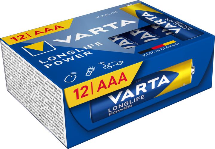 Produktbild Varta LONGLIFE Power Box (12 Stk., AAA, 1260 mAh)
