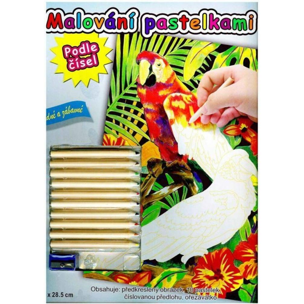 Thumbnail - Universal Textiles ARTLOVER Malen mit Buntstiften nach Zahlen Fisch
