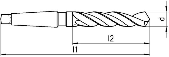 Actual product image Futuro BRW Morse taper shank drill (18 millimetres)