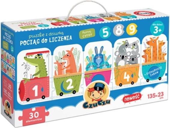 Actual product image Czuczu Counting keyhole puzzle (30 pieces)